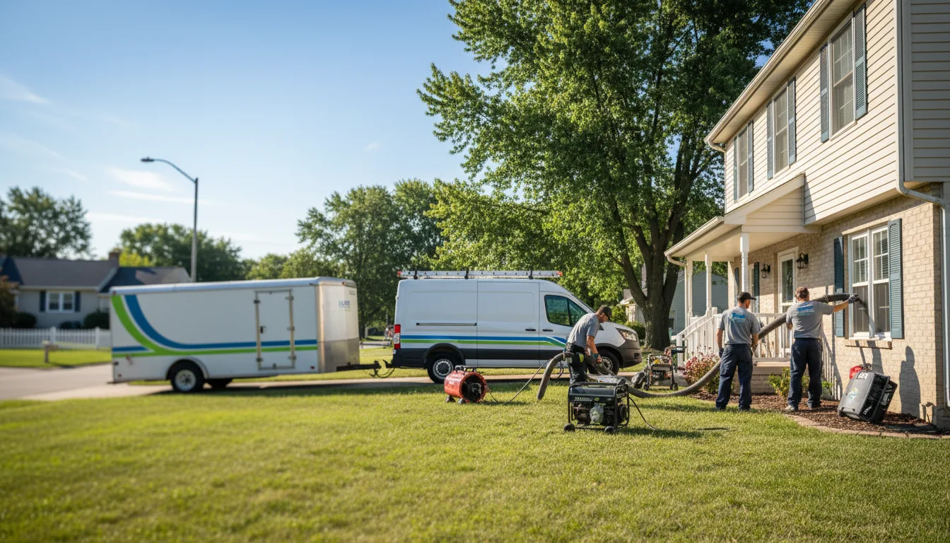 Flooded Basement Restoration And Cleanup With Repair in Golconda, IL near me